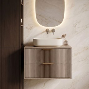 Шкаф за мивка Rea Mono 60cm Grey Oak