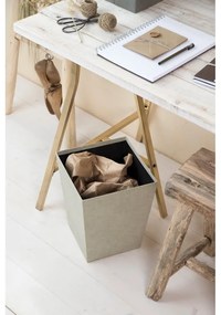 Бежово кошче за боклук Sofia Canvas Paper Laminate – Bigso