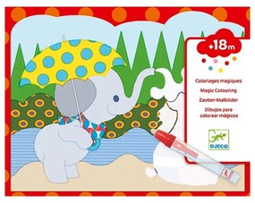 Djeco - Комплект Оцвети картини с вода Hidden outside DJ09065