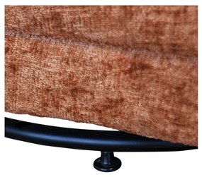 Оранжево кресло от кадифе Atty - WOOOD