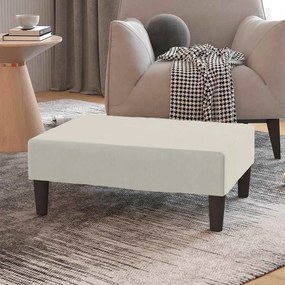 337696 vidaXL Табуретка, кремава, 78x56x32 см, кадифе