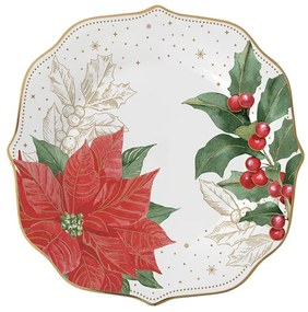 Десертна чиния POINSETTIA &amp; BERRIES