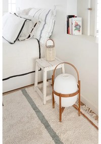 Син и кремав ръчно изработен памучен килим подходящ за пране 140x200 cm Lanes Vintage Blue – Lorena Canals