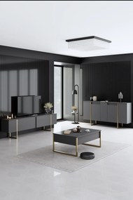 Конзола Luxe, цвят Антрацит Златен