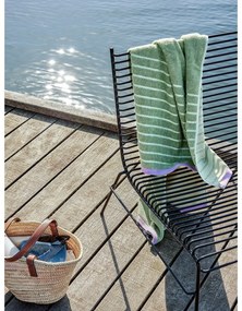 Зелена памучна кърпа за баня Dora, 70 x 140 cm - Hübsch