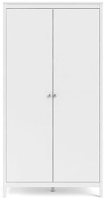 Бял гардероб 102x199 cm Madrid – Tvilum