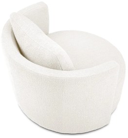 Бял въртящ се стол Nael - Interieurs 86