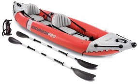 Intex - Надуваем каяк комплект двоен Excursion Pro 68309