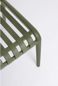 Зелен пластмасов градински стол Billie – Bizzotto