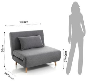 Сив диван стол Shift - Tomasucci