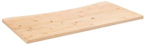 824435 vidaXL Плот за бюро, 110x55x2,5 см, борово дърво масив