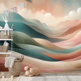 Самозалепващ тапет – Мечта за цветни планини