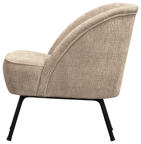 Бежово шенилово кресло Vogue – WOOOD