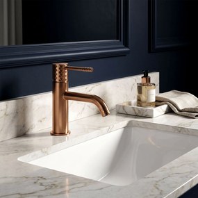 Смесител за мивка Rea Lungo Diamond Brush Copper