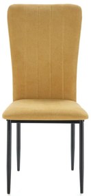 Трапезни столове в комплект от 4 бр. горчица Holly – Marckeric