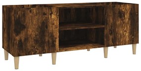 831930 vidaXL Шкаф за винилови плочи опушен дъб 121x38x48 см инженерно дърво