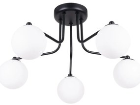 Черно-бяло осветително тяло за таван Beam – Sollux