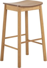 Бар стол в естествен цвят (височина на седалката 74,5 cm) Barlow – Actona
