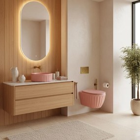 Умивалник за плот DUO Sweet Pink Matt