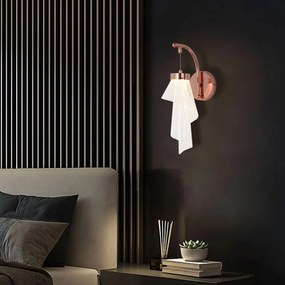 Стенна Лампа Бра APP1766-1W Розово Злато