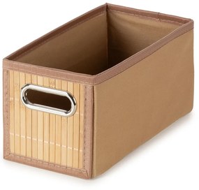 Бамбукова кутия за съхранение в естествен цвят 15x31x15 cm – Compactor