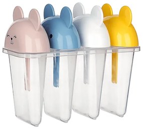 Titiz - Пластмасови форми за сладолед "SNOWY" 4бр. TZ-AP-9179