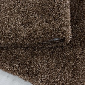Тъмнокафяв килим 80x150 cm Fluffy – Ayyildiz Carpets