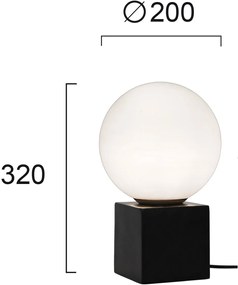 Лампа за четене Viokef Lin-Черен