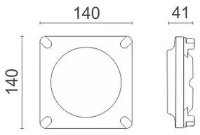 Лампа за таван LED 5867