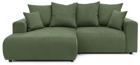 Зелен кадифен ъглов диван Enjoy – Bobochic Paris