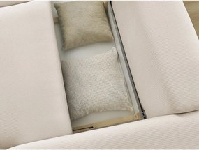 Бежов сгъваем/с място за съхранение диван 265 cm Ezechiel – Bobochic Paris