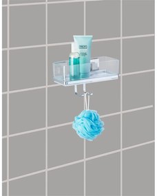 Самоносеща етажерка с 2 куки Vacuum-Loc, товароносимост до 33 кг - Wenko