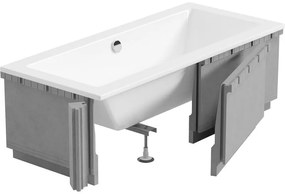 Mexen X-ST LED стиропорен кожух за правоъгълна вана 160-190 x 70-90 см, бял - 55021-01