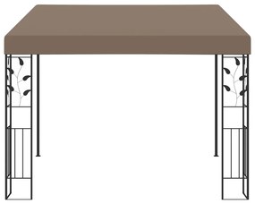 Шатра за стенен монтаж, 3x3x2,5 м, таупе