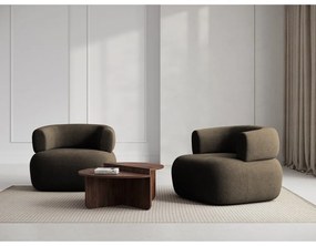 Кафяво кресло от букле Jenny – Micadoni Home