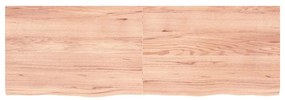 3156393 vidaXL Плот за маса светлокафяв 180x60x(2-4) см обработен масивен дъб