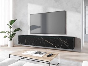 Тапицирано легло  Lowboard D 180-Черно - златисто