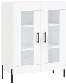 827796 vidaXL Сайдборд, бял, 69,5x34x90 см, инженерно дърво