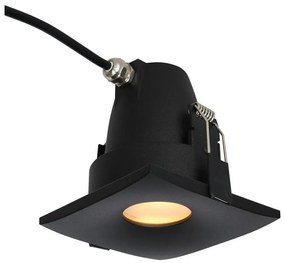 Azzardo AZ5392 - Лампа за вграждане в баня ROMOLO 1xGU10/50W/230V IP65 черен