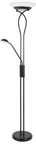 Rabalux 4554 - Стояща лампа GAMMA TREND 2XE27/15W+1XG9/40W/230V черна