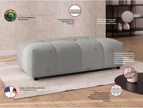 Светлосива табуретка Albane – Ropez