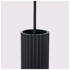 Черно висящо осветително тяло Gleam – Sollux