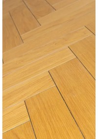 Трапезна маса с дъбов плот 90x220 cm Class - Dutchbone