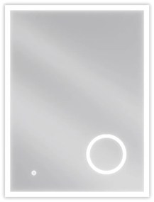 Подсветено огледало за баня Mexen Kala с козметично огледало 60 x 80 см, LED 6000K, анти-пара - 9820-060-080-611-00
