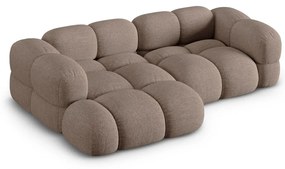 Кафяв ъглов диван (ляв ъгъл) Loretto – Cosmopolitan Design