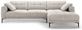Бежов ъглов диван (десен ъгъл) Bemy – Micadoni