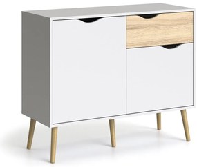 Бял скрин , 99 x 82 cm Oslo - Tvilum