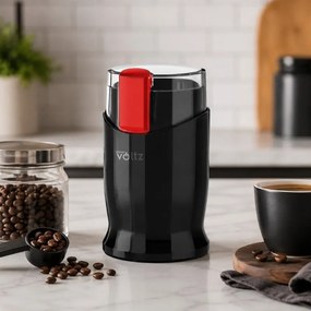 Кафемелачка Oliver Voltz OV51172C, 150W, 60 гр, Система за безопасност, Стоманени ножове, Черен