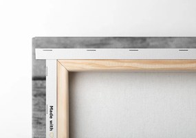 Картина на платно – Буквички Home в черно-бяло