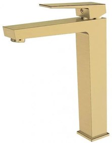 Стоящ смесител за умивалник ICF 1418191BRUSH GOLD, месинг, злато, 27.8x20.6х4.8см